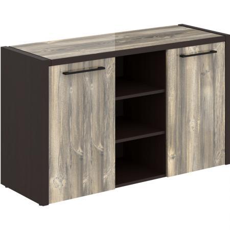 Тумба под фригобар Morris MTF 140 (дуб базель/венге магия, 1400х492х828 мм)